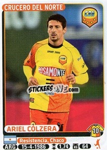 Sticker Ariel Colzera - Fùtbol Argentino 2015 n. 137 - Panini