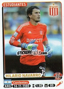 Sticker Hilario Navarro - Fùtbol Argentino 2015 - Panini