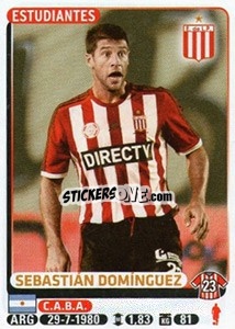 Sticker Sebastian Dominguez - Fùtbol Argentino 2015 n. 157 - Panini