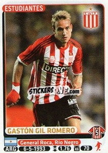 Sticker Gaston Gil Romero - Fùtbol Argentino 2015 n. 163 - Panini