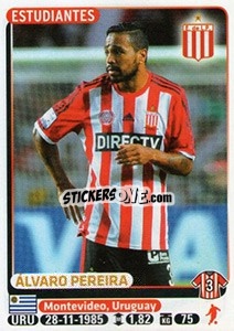 Sticker Alvaro Pereira - Fùtbol Argentino 2015 n. 165 - Panini