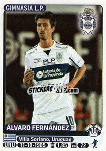 Sticker Alvaro Fernandez - Fùtbol Argentino 2015 n. 178 - Panini