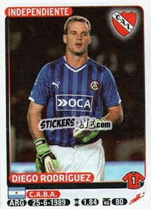 Sticker Diego Rodriguez - Fùtbol Argentino 2015 n. 215 - Panini