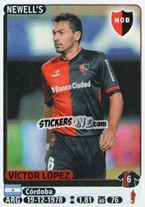Sticker Victor Lopez - Fùtbol Argentino 2015 n. 250 - Panini