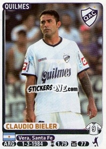 Sticker Claudio Bieler - Fùtbol Argentino 2015 n. 301 - Panini