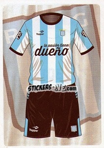 Figurina Camiseta - Fùtbol Argentino 2015 - Panini
