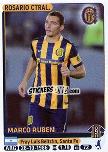 Sticker Marco Ruben - Fùtbol Argentino 2015 - Panini