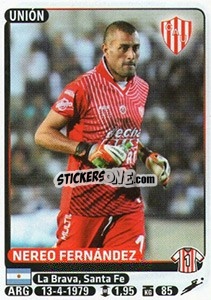 Cromo Nereo Fernandez - Fùtbol Argentino 2015 n. 429 - Panini