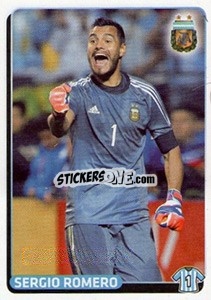 Sticker Sergio Romero - Fùtbol Argentino 2015 - Panini
