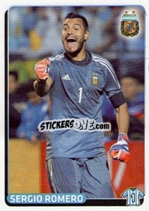 Cromo Sergio Romero - Fùtbol Argentino 2015 - Panini