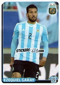 Sticker Ezequiel Garay - Fùtbol Argentino 2015 - Panini