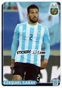 Figurina Ezequiel Garay - Fùtbol Argentino 2015 - Panini