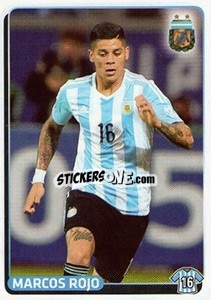 Sticker Marcos Rojo - Fùtbol Argentino 2015 - Panini