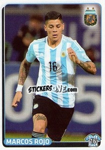 Cromo Marcos Rojo - Fùtbol Argentino 2015 - Panini