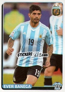 Sticker Ever Banega - Fùtbol Argentino 2015 - Panini