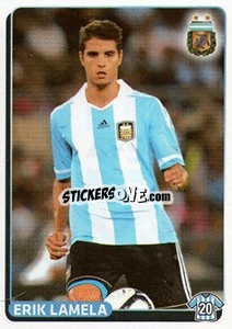 Sticker Erik Lamela - Fùtbol Argentino 2015 - Panini