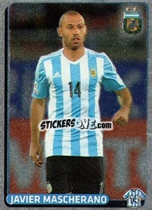 Sticker Javier Mascherano - Fùtbol Argentino 2015 n. 476 - Panini