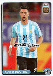 Sticker Javier Pastore - Fùtbol Argentino 2015 - Panini