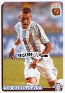 Sticker Roberto Pereyra - Fùtbol Argentino 2015 n. 478 - Panini