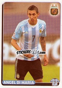 Figurina Angel Di Maria - Fùtbol Argentino 2015 - Panini