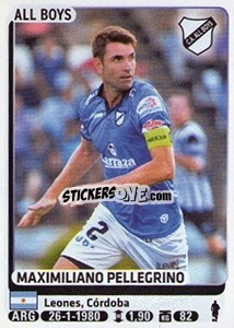 Sticker Maximiliano Pellegrino - Fùtbol Argentino 2015 - Panini