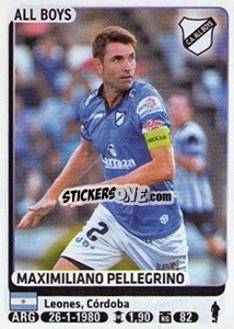Sticker Maximiliano Pellegrino - Fùtbol Argentino 2015 n. 489 - Panini