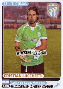 Sticker Cristian Luchetti - Fùtbol Argentino 2015 - Panini