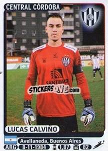 Sticker Lucas Calviño - Fùtbol Argentino 2015 - Panini
