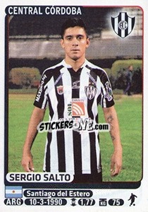 Sticker Sergio Salto - Fùtbol Argentino 2015 - Panini