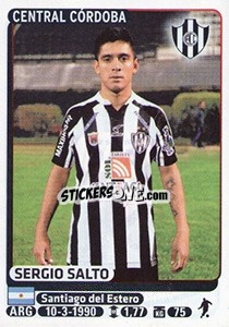 Sticker Sergio Salto - Fùtbol Argentino 2015 n. 523 - Panini