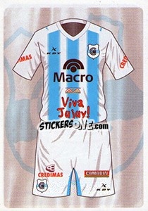 Figurina Camiseta - Fùtbol Argentino 2015 - Panini