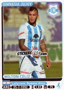 Sticker Milton Celiz - Fùtbol Argentino 2015 n. 556 - Panini