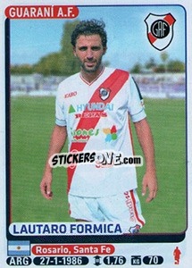 Sticker Lautaro Formica - Fùtbol Argentino 2015 - Panini