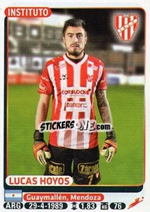 Sticker Lucas Hoyos - Fùtbol Argentino 2015 n. 591 - Panini