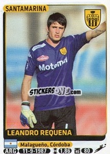 Cromo Leandro Requena - Fùtbol Argentino 2015 n. 623 - Panini