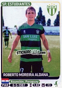 Sticker Roberto Moreira Aldana - Fùtbol Argentino 2015 - Panini