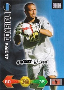 Figurina Andrea Consigli - Calciatori 2009-2010. Adrenalyn XL - Panini