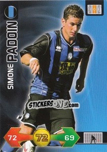 Sticker Simone Padoin - Calciatori 2009-2010. Adrenalyn XL n. 8 - Panini