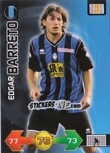 Sticker Edgar Barreto - Calciatori 2009-2010. Adrenalyn XL n. 9 - Panini