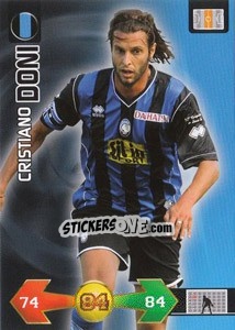 Sticker Cristiano Doni - Calciatori 2009-2010. Adrenalyn XL n. 12 - Panini