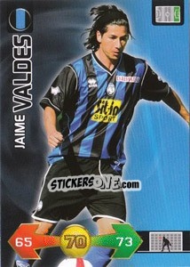 Cromo Jaime Valdes - Calciatori 2009-2010. Adrenalyn XL n. 13 - Panini