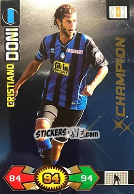 Sticker Cristiano Doni - Calciatori 2009-2010. Adrenalyn XL n. 16 - Panini