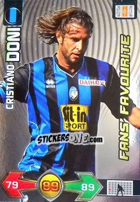 Sticker Cristiano Doni - Calciatori 2009-2010. Adrenalyn XL n. 18 - Panini