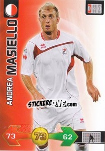 Sticker Andrea Masiello - Calciatori 2009-2010. Adrenalyn XL n. 21 - Panini