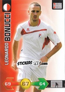 Sticker Leonardo Bonucci - Calciatori 2009-2010. Adrenalyn XL n. 22 - Panini