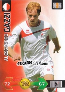 Sticker Alessandro Gazzi - Calciatori 2009-2010. Adrenalyn XL n. 28 - Panini