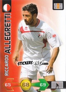 Sticker Riccardo Allegretti - Calciatori 2009-2010. Adrenalyn XL n. 29 - Panini