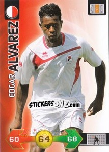 Figurina Edgar Alvarez - Calciatori 2009-2010. Adrenalyn XL - Panini