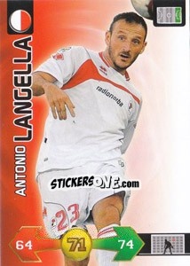 Figurina Antonio Langella - Calciatori 2009-2010. Adrenalyn XL - Panini