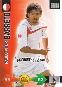 Figurina Paulo Vitor Barreto - Calciatori 2009-2010. Adrenalyn XL - Panini